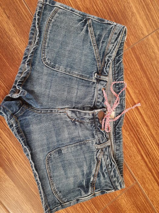Krótkie spodenki jeansowe rozm. 40