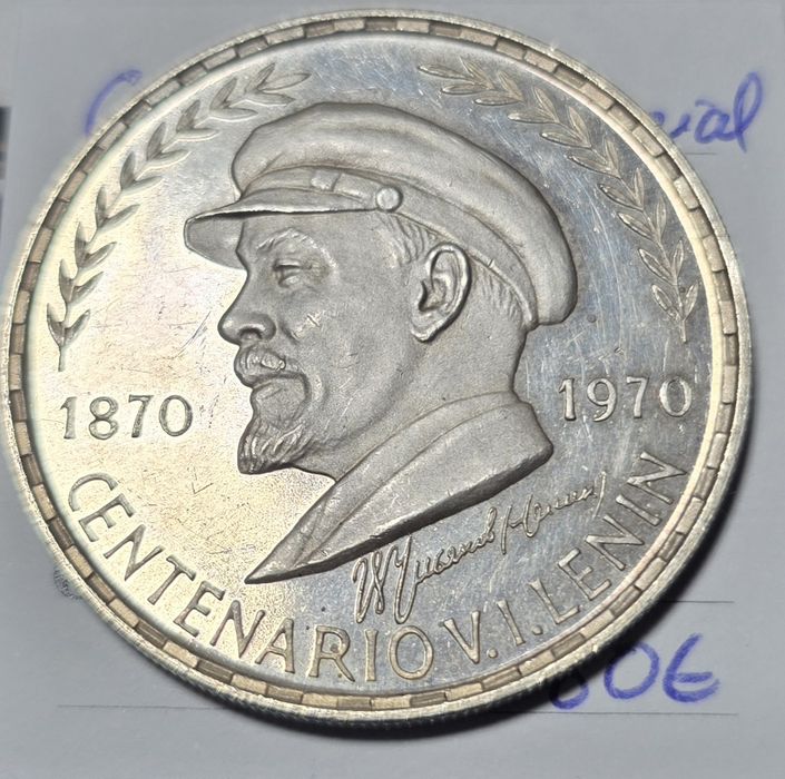 75 pesetas 1970 Proof