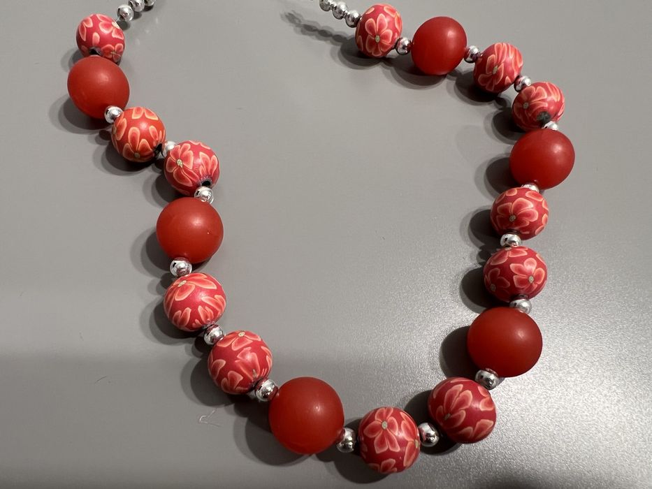 Okazja! Czerwone Korale naszyjnik