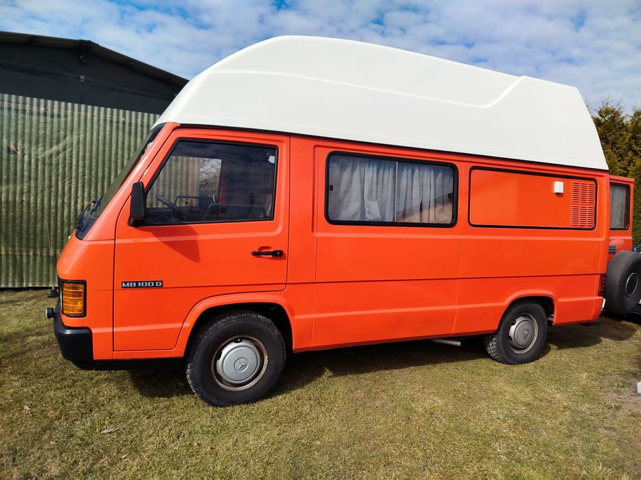 Kamper Mercedes Benz MB100 (1990) Gotowy do jazdy!