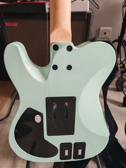 Schecter PT Sun Valley Super Shredder FR S, Sea Foam Green como nova