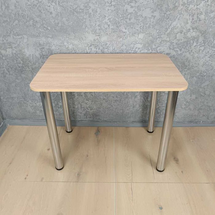 Кухонний стіл 100х60 (закруглені кути) — Новий від виробника