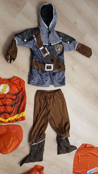 Strój rycerza 110/128 cm i inne stroje cena całość