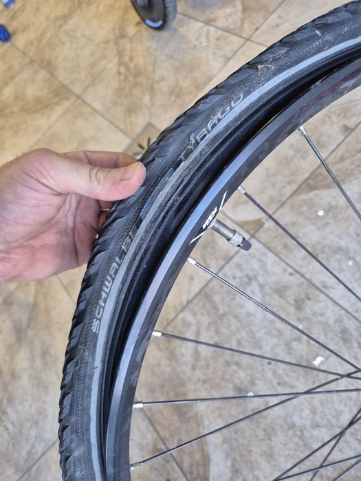 Koło do roweru oryginał KTM Taurus 28 cali, shimano, tarcza, shwalbe