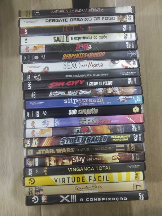 Pack de Filmes DVD / Séries /Animação - Venda Avulso - 50% de Desconto