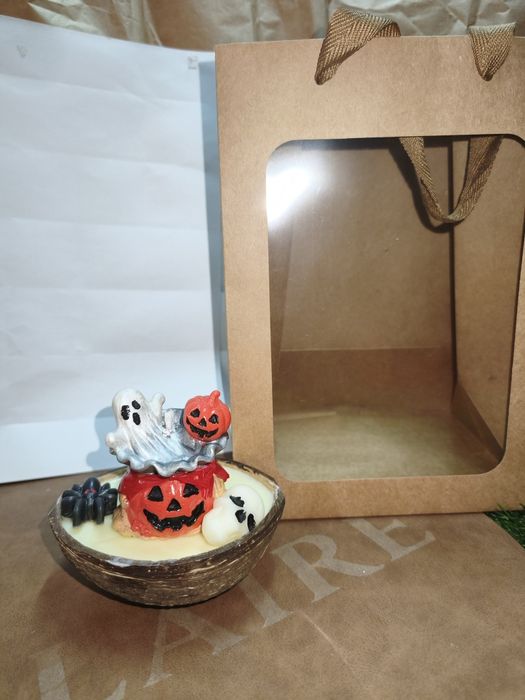 Vela Halloween abóbora