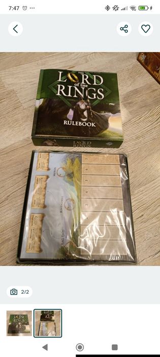 Władca Pierścieni Lord of the Rings gra planszowa ENG