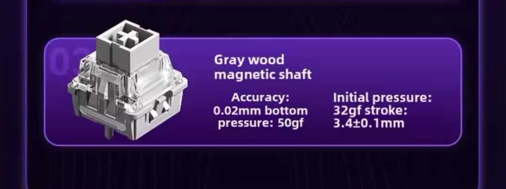 Игровая механическая магнитная клавиатура Aula win 60 he rt