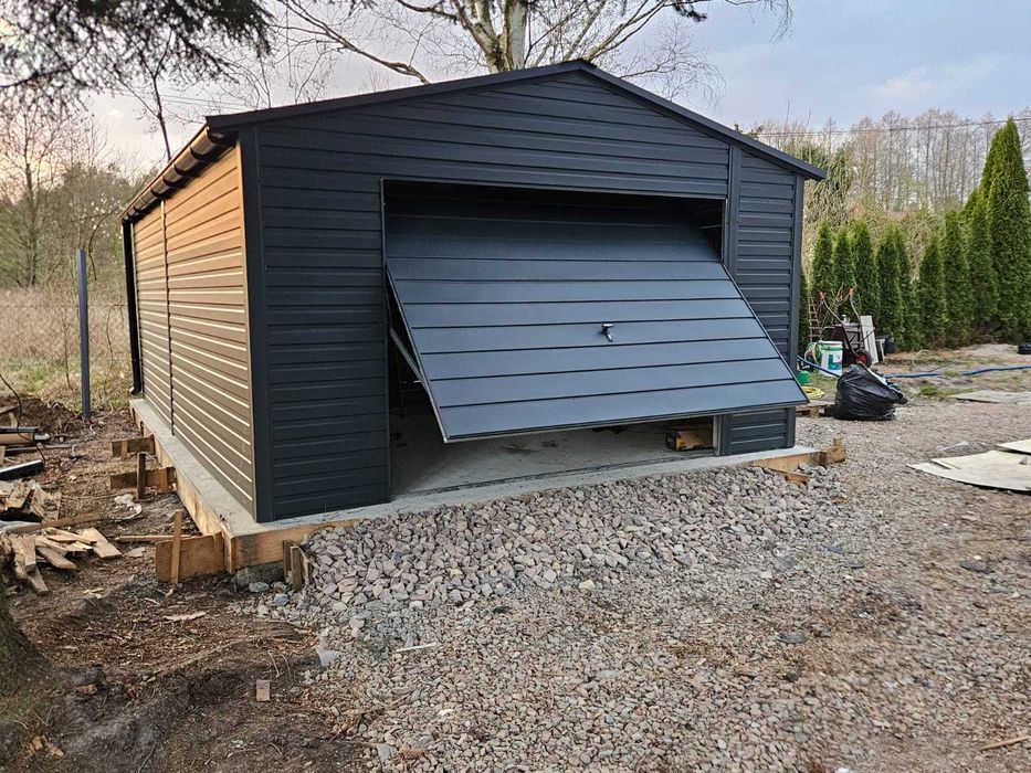 Garaż blaszany 3x5 6x5 6x6 6x8 Producent Garaż Magazyn Schowek 2x3 4x6