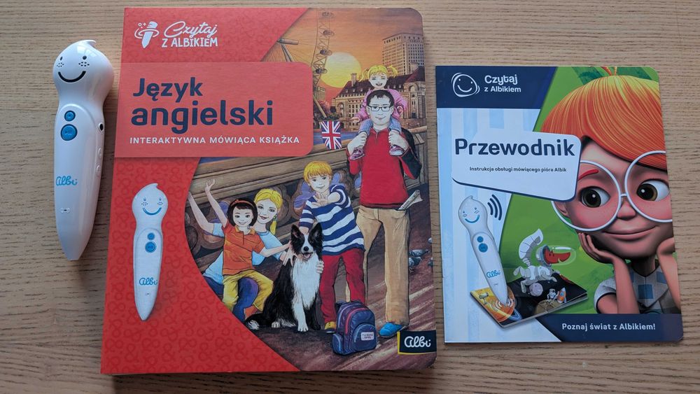 Albi Pióro + Książka Język Angielski - Zestaw Czytaj z Albikiem