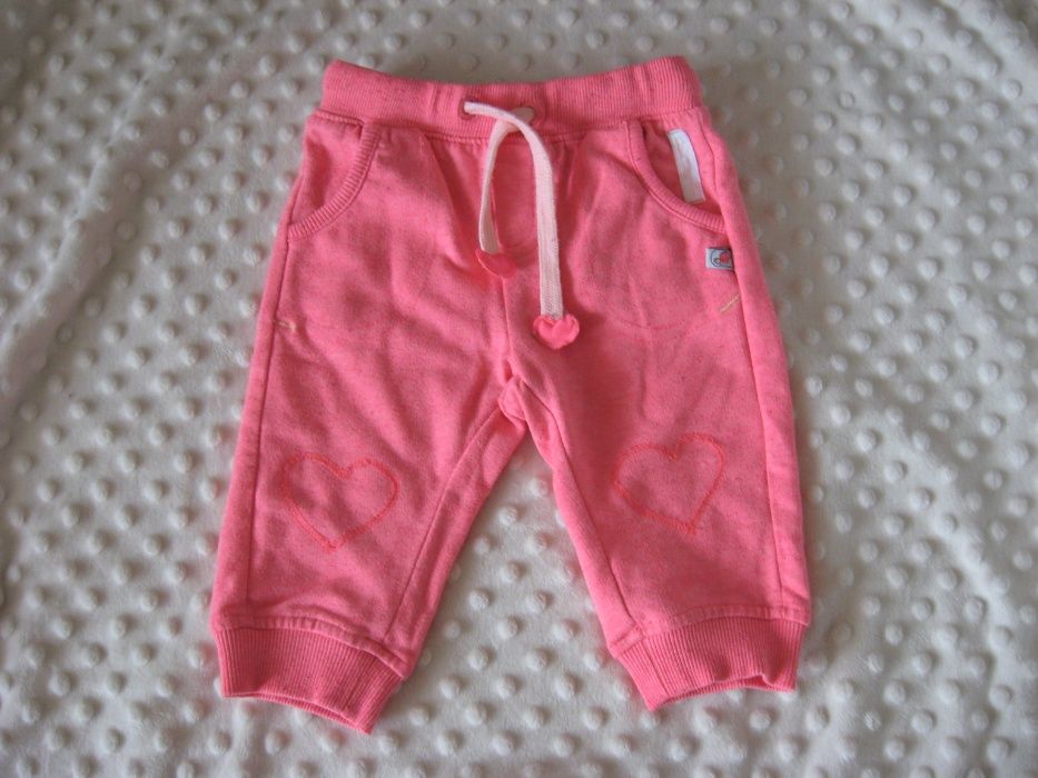 Spodnie dresowe dziewczęce 2 szt. rozm. 62 Cool Club