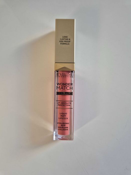 Nowa Pomadka do ust Eveline Wonder Match creamy 05 sweet nude
