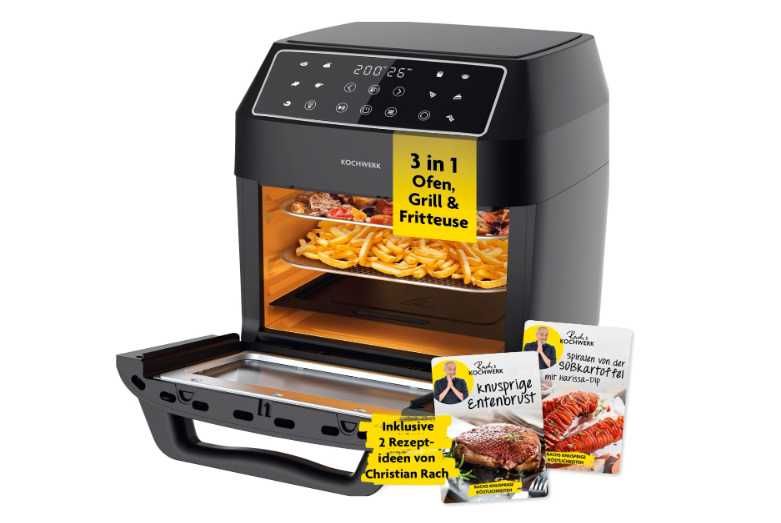 Аерогриль Фритюрниця сенсорна аерофритюрниця Rachs KOCHWERK 12 л