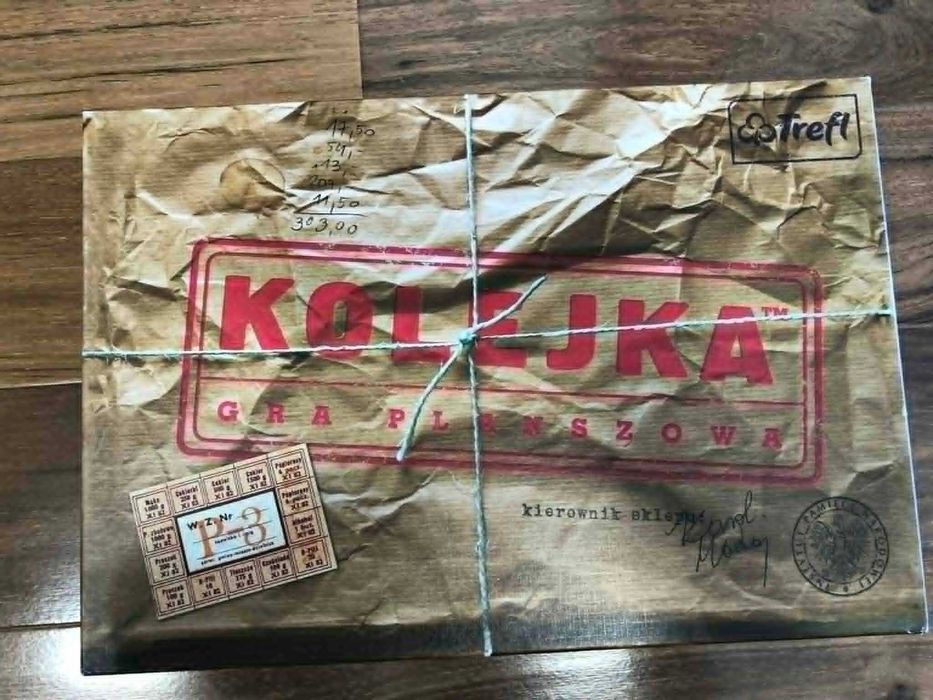 Gra planszowa ,,KOLEJKA" plus Dodatek ,,OGONEK"