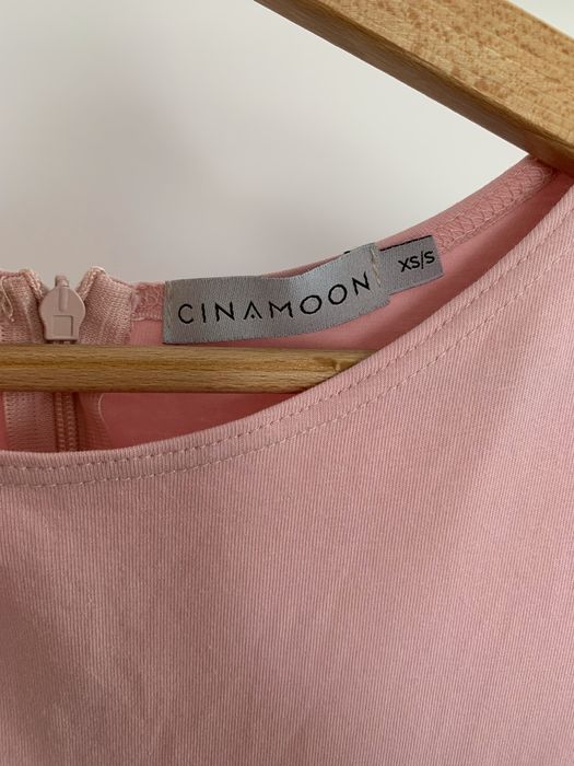 Sukienka Cinamoon, pudrowy róż, XS/S