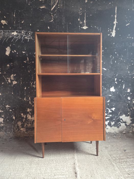 Regał witryna biblioteczka Up Závody  vintage Czechosłowacja prl