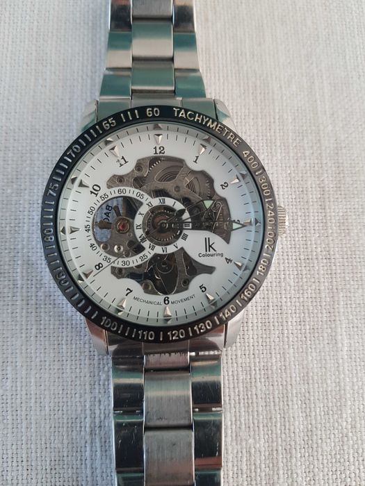 Zegarek IK colouring 98226G Mechanical Skeleton masywny ciezki piekny