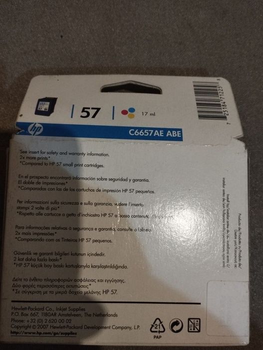 2 Cartuchos HP 57