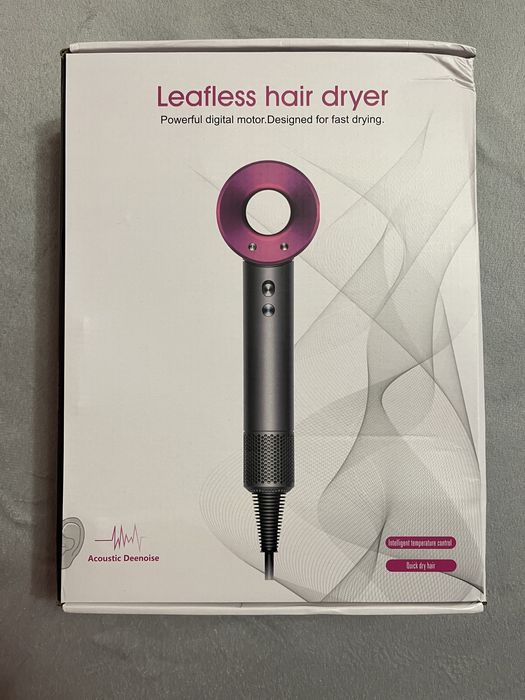 Новая фен leafless hair dryer как dyson набор