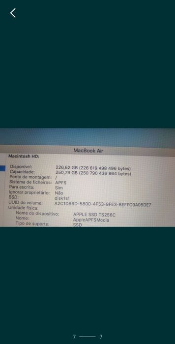 Macbook Air 13'' - Intel Core 2 Duo 2,13Ghz/256 SSD/Gforce 320M