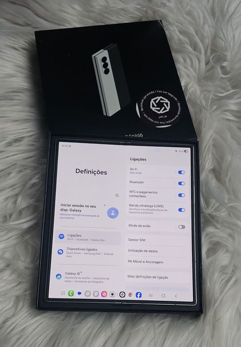 Samsung Zfold 6 512gb C/Garantia Possibilidade de pagamento  6X /24X