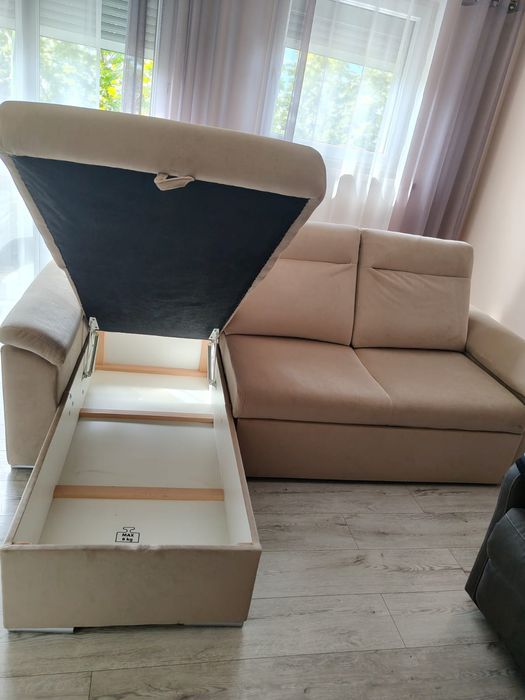 Narożnik z funkcją spania