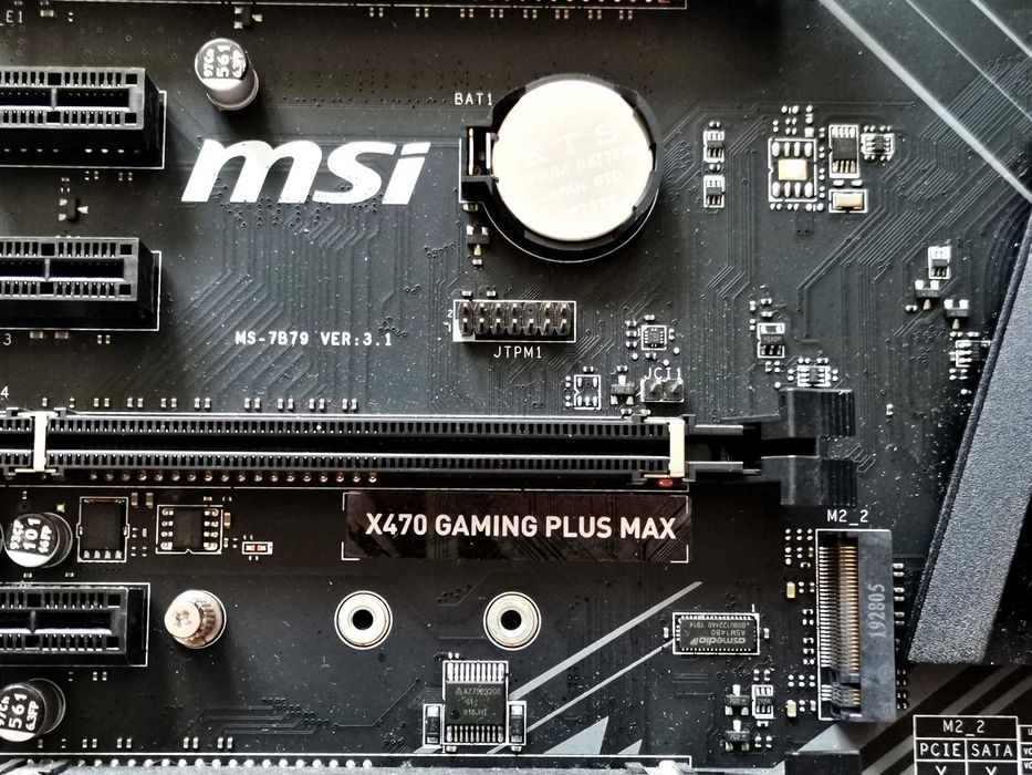 Płyta MSi x470 PLus MaX - Ryzen 9 5950x