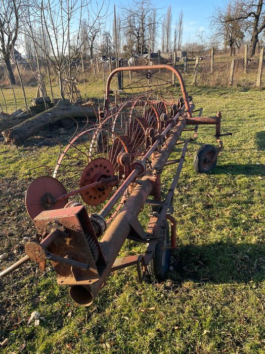 zgrabiarka gwiazdowa 5 + gwiazda dodatkowa, przetrząsacz, przewracarka