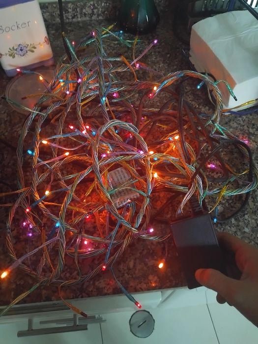Luzes de natal (tomada Portuguesa)