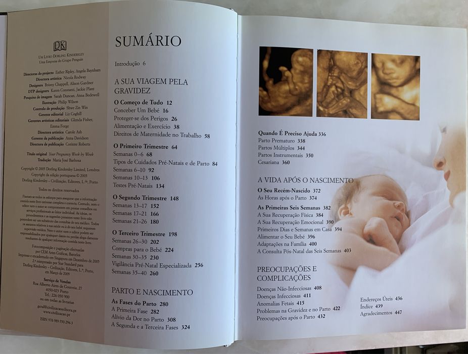 Livro: Gravidez semana a semana (como novo)