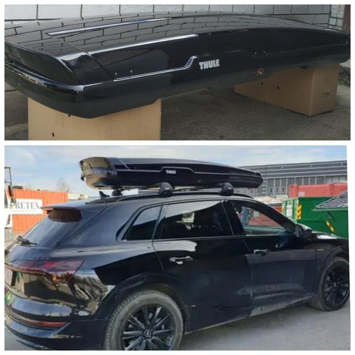 Thule Flow Black Glossy грузовой бокс на крышу авто.