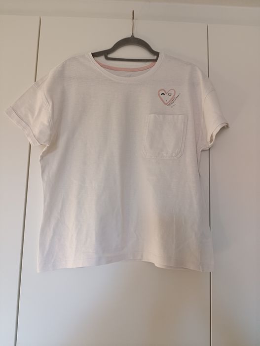 T-shirt damski biały carry