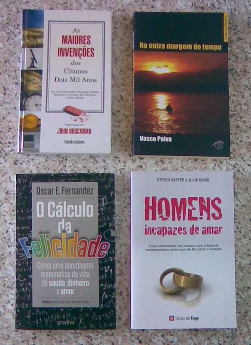 Livros - vários géneros - não ficção