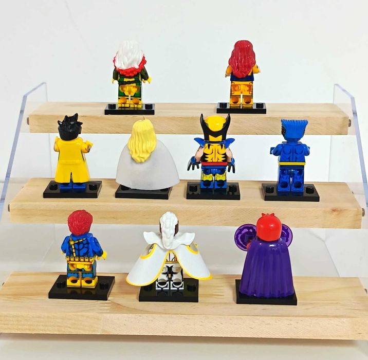 Miniaturas de Super-Heróis (9 peças)
