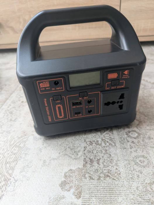 Нова зарядна станція 200W (153Wh) LiFePO4 —Для живлення