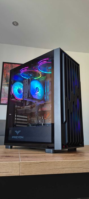 Komputer Gamingowy: RX 6700 XT 12GB/Ryzen 5 5500/1TB SSD M.2/AM4/ARGB/W11