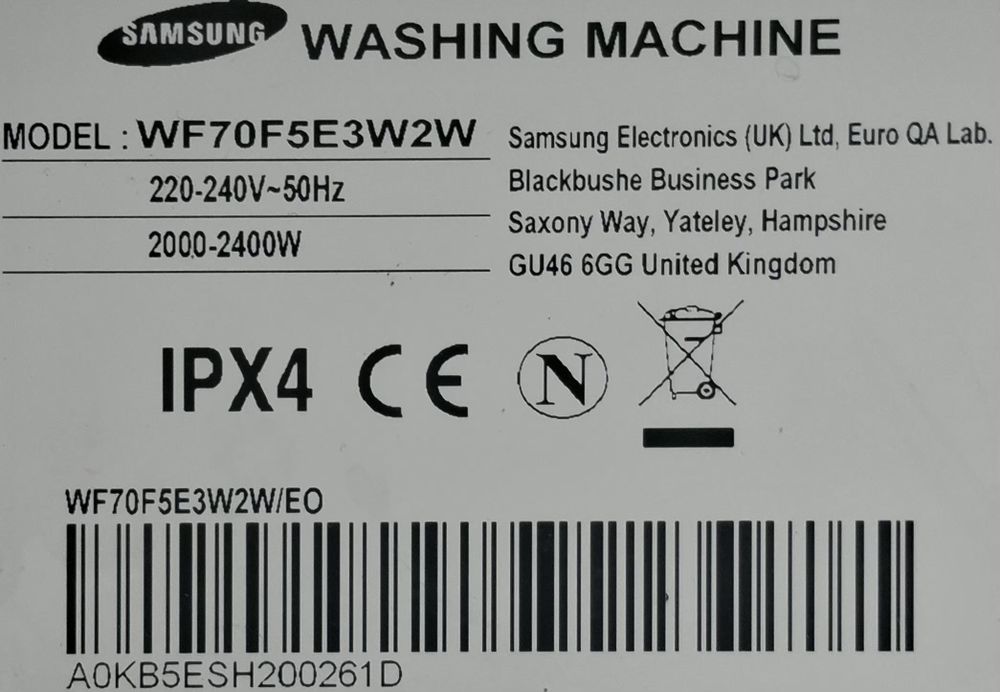 Pralka Samsung 7kg z transportem,Gwarancja