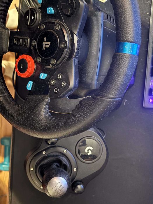 Logitech G29 + Shifter + Pedały + Oryginalne Pudełko