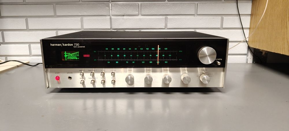 Unikatowy amplituner HARMAN KARDON  730 Twin  Powered . Vintage