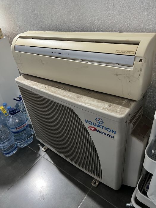 Ar condicionado avariado