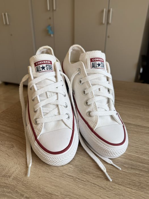 Нові оригінальні білі кеди Converse Chuck Taylor All Star Ox (23 см)