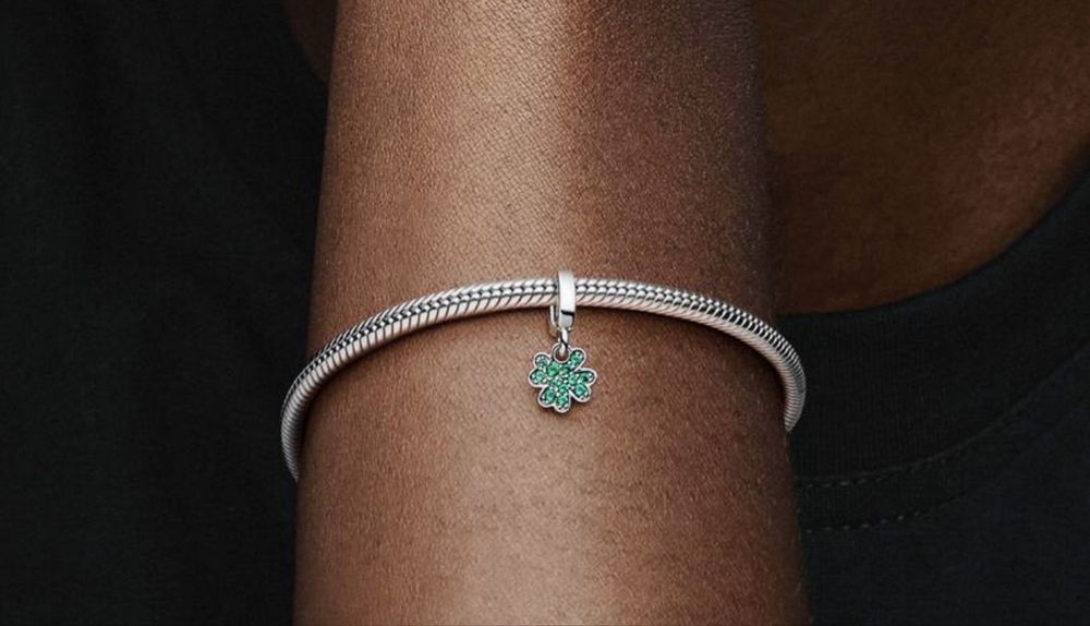Pandora Four Leaf Clover ~ nowa zawieszka charms z metką