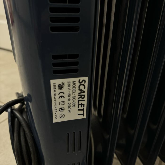 Радиатор масляный батарея обігрівач scarlett