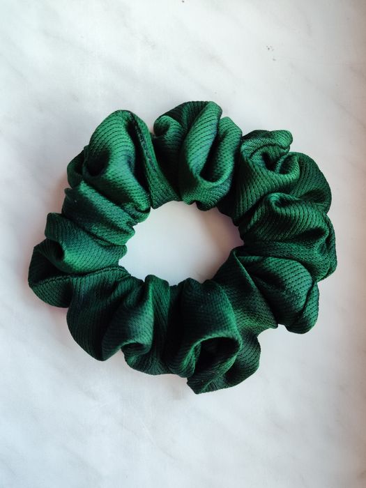 Gumka scrunchie frotka jedwab naturalny
