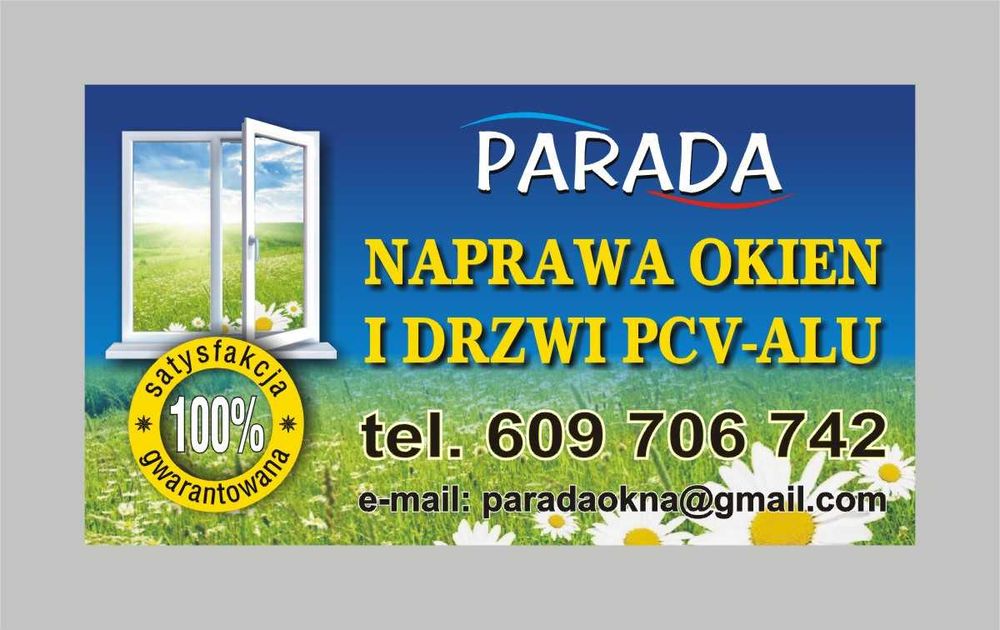 Naprawa Serwis Okien PCV