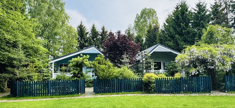 Domki z ogrodkami. Ogrodzone. Pobyt z psem. Plac zabaw.