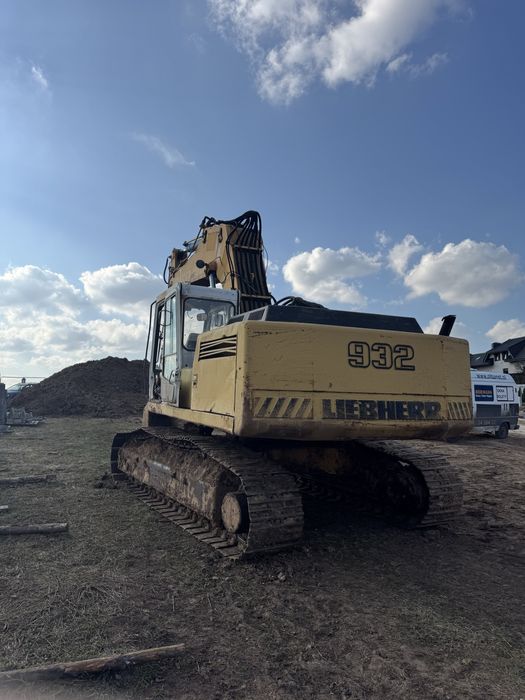 Liebherr 932 Litronic, offset, skarpowka hydrauliczna 2m