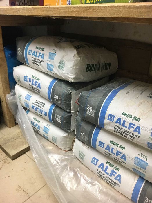 Tynk gipsowy maszynowy Dolina Nidy Alfa 30 kg