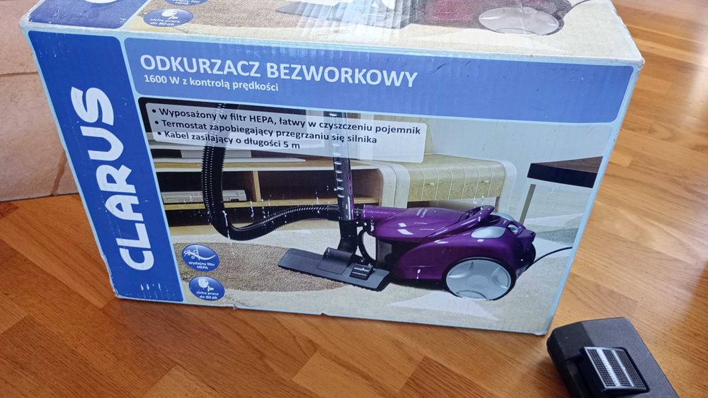 Odkurzacz bezworkowy clarus