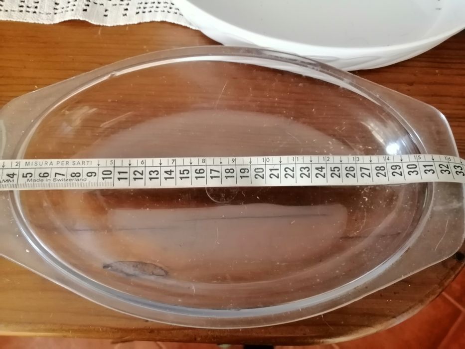 Travessas em vidro para forno